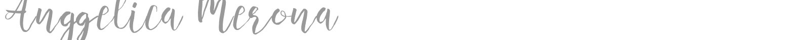Anggelica Merona font preview